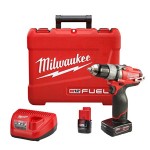 Milwaukee M12 Fuel Drill/Driver, 2 batteries, charger, and case are included in the kit